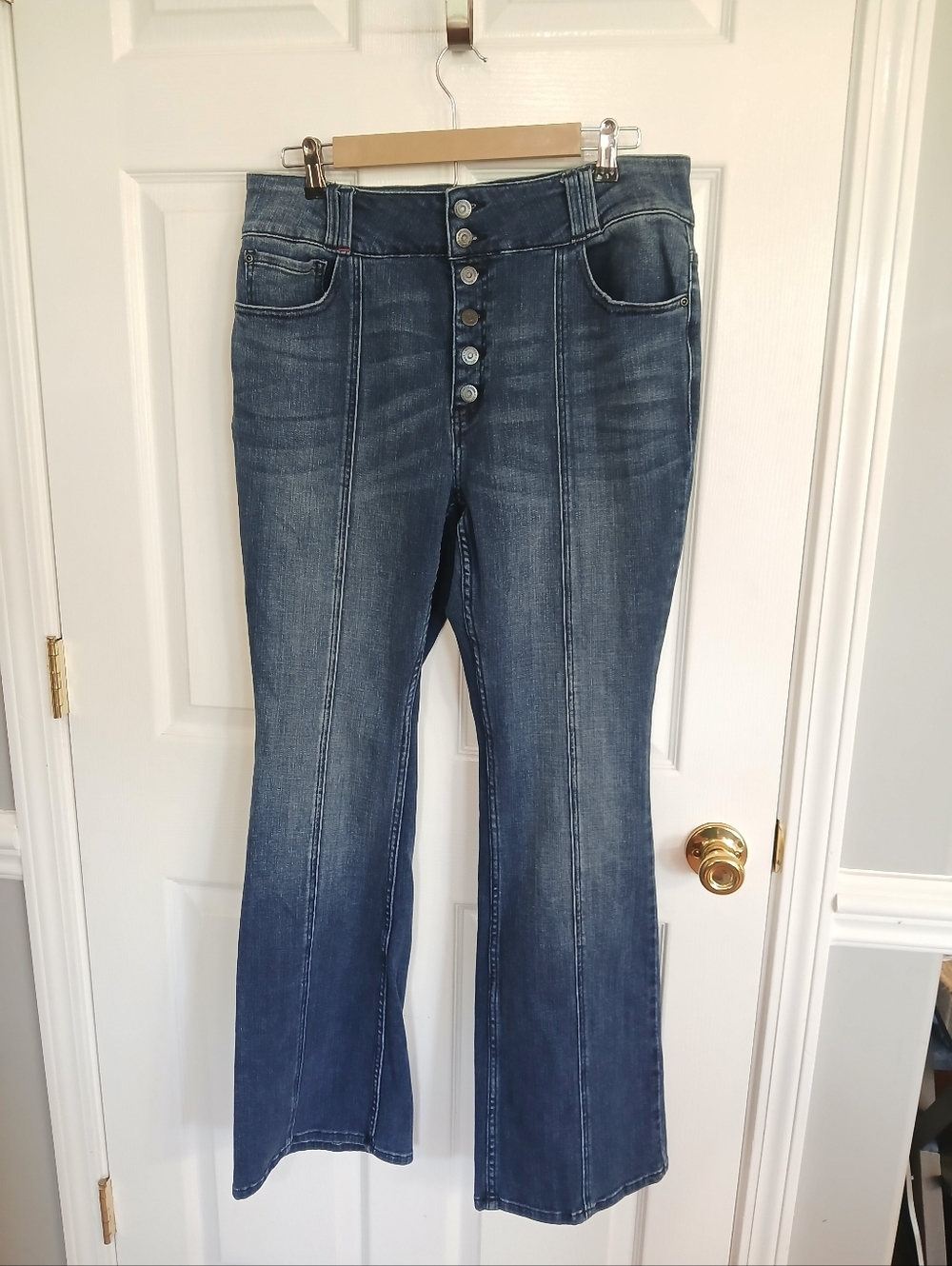 Idyllwind By Miranda Lambert High-Rise Blue Women's Jeans with Button Fly Boho